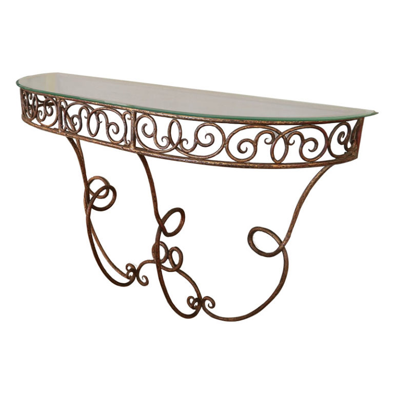 Custom Mid Century Style Round Oak Dining Table with Pedestal Base